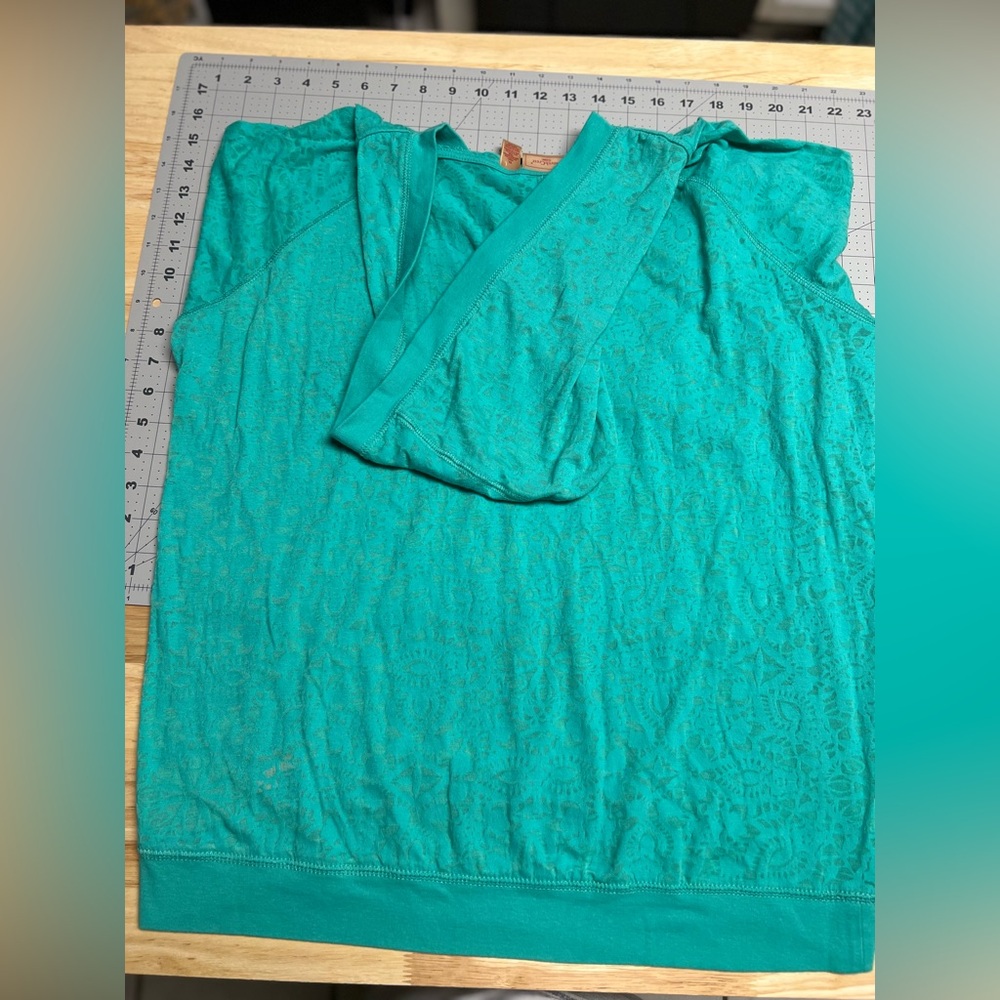 Northcrest Bundle of Teal Tops Sweater & Lightweight Hoodie Bundle Sz xl & Sz 2x - Picture 10 of 15